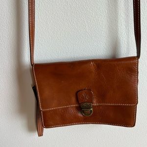 Tan crossbody bag